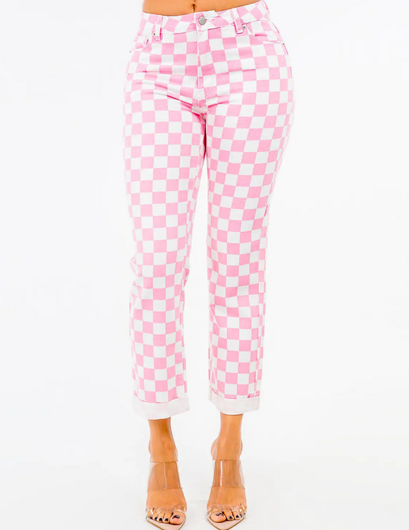Barbie Checkered Print Pants