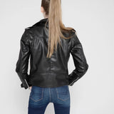 Ride or Die Black Vegan Leather Jacket