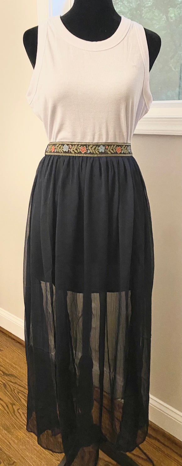 Goddess Navy Skirt
