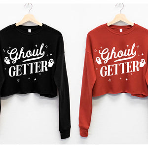 Ghoul Getter Cropped Sweatshirt