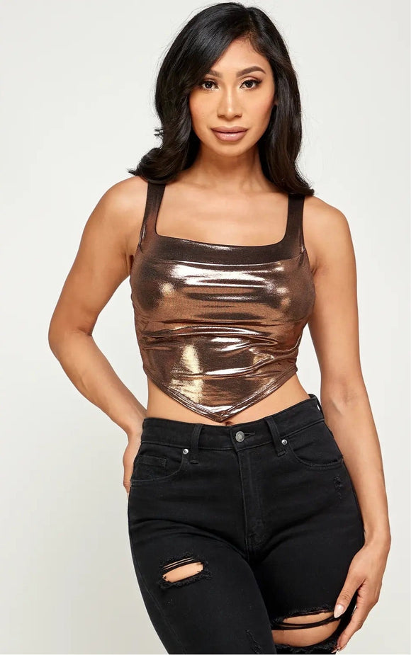 Diva Slinky Foil Top