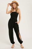 Black Peek-a-boo Jumpsuit