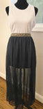 Goddess Navy Skirt